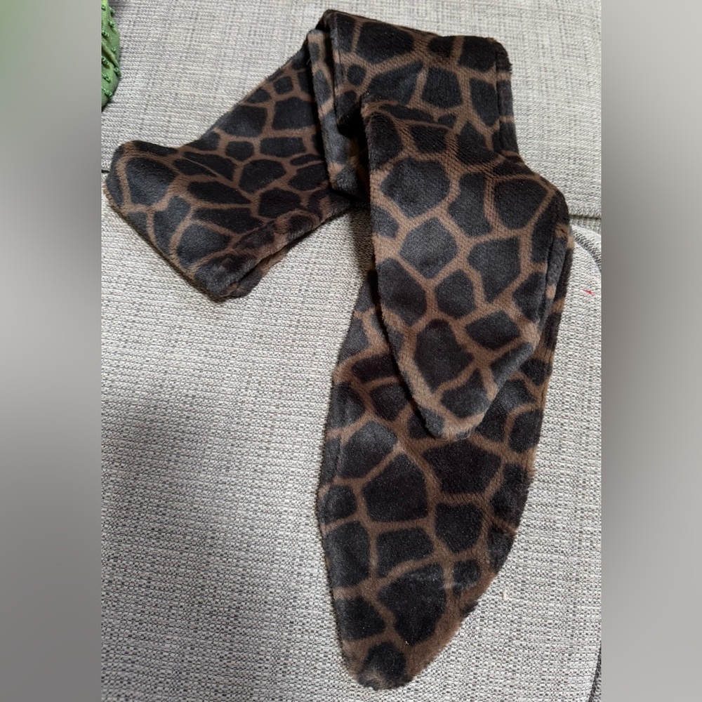 Vintage Bergdorf  Goodman  Animal Print Scarf